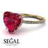 Heart Shape Ruby Ring - Noelle No. 10